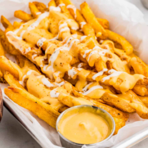 Cheesy Saucy Fries