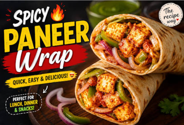 Spicy Paneer Wrap