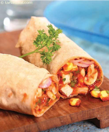 Makhani Paneer Wrap